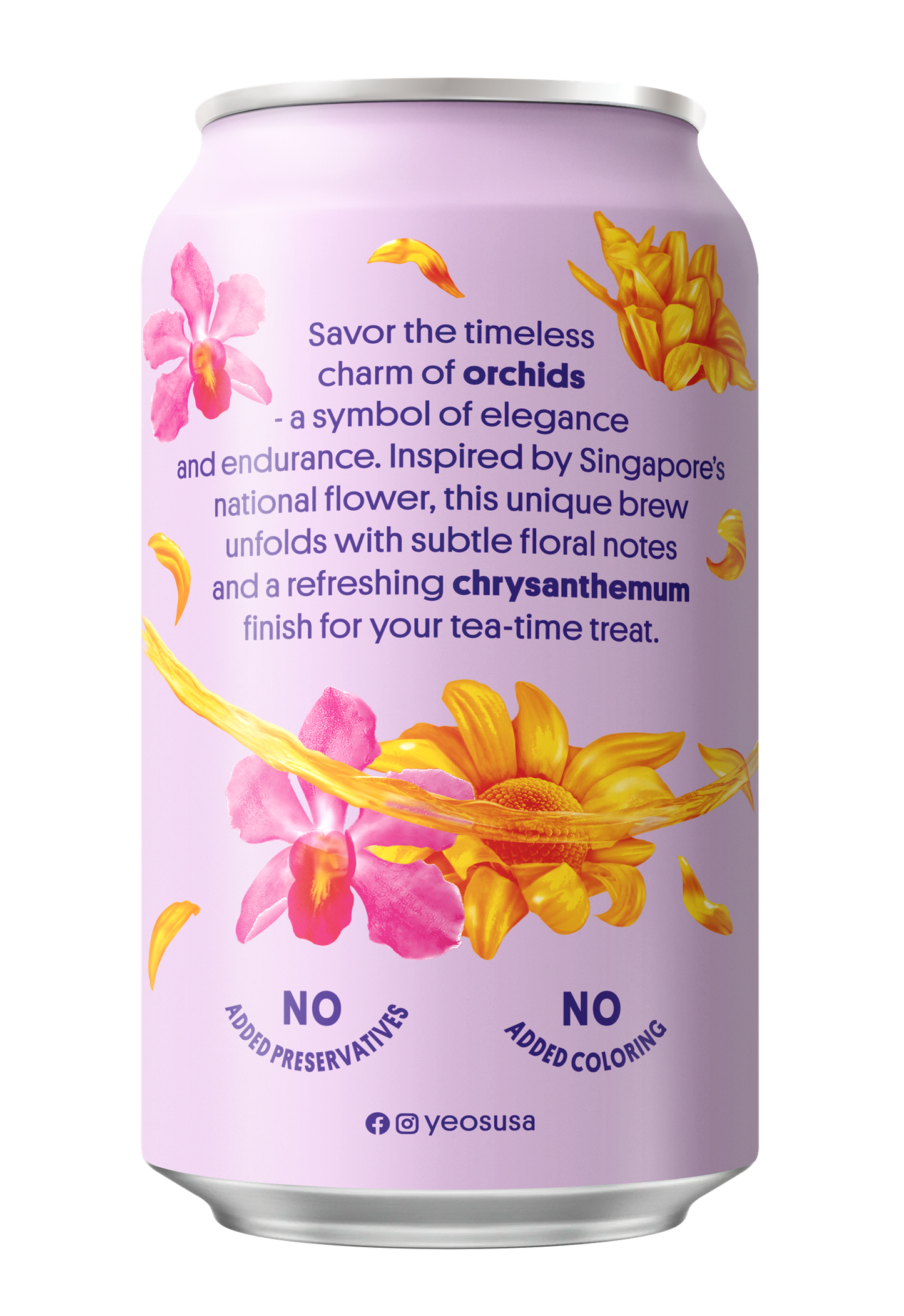 Yeo’s Orchid Chrysanthemum Tea 10.1 fl oz (300ml) – A Floral Tribute to Timeless Heritage