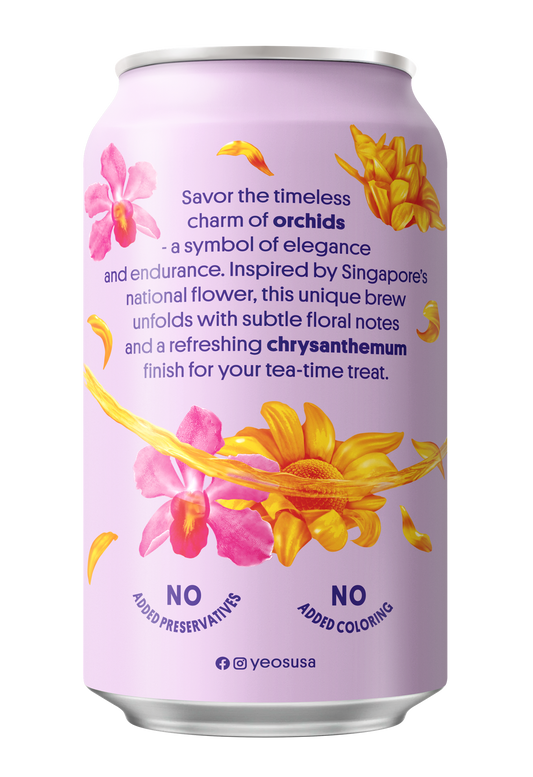 Yeo’s Orchid Chrysanthemum Tea 10.1 fl oz (300ml) – A Floral Tribute to Timeless Heritage