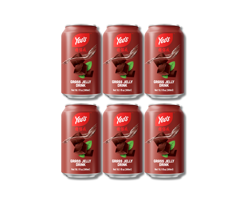 Yeo’s Grass Jelly Drink 10.1 fl oz (300ml) – Cool, Smooth, and Refreshingly Unique