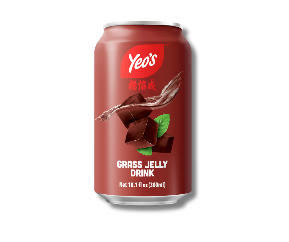 Yeo’s Grass Jelly Drink 10.1 fl oz (300ml) – Cool, Smooth, and Refreshingly Unique