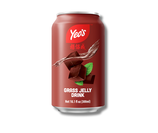 Yeo’s Grass Jelly Drink 10.1 fl oz (300ml) – Cool, Smooth, and Refreshingly Unique