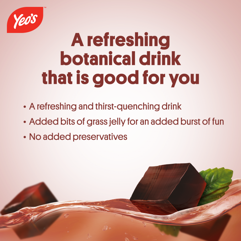 Yeo’s Grass Jelly Drink 10.1 fl oz (300ml) – Cool, Smooth, and Refreshingly Unique