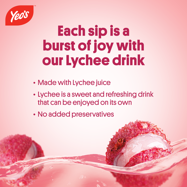 Yeo's Lychee Drink - 荔枝饮料