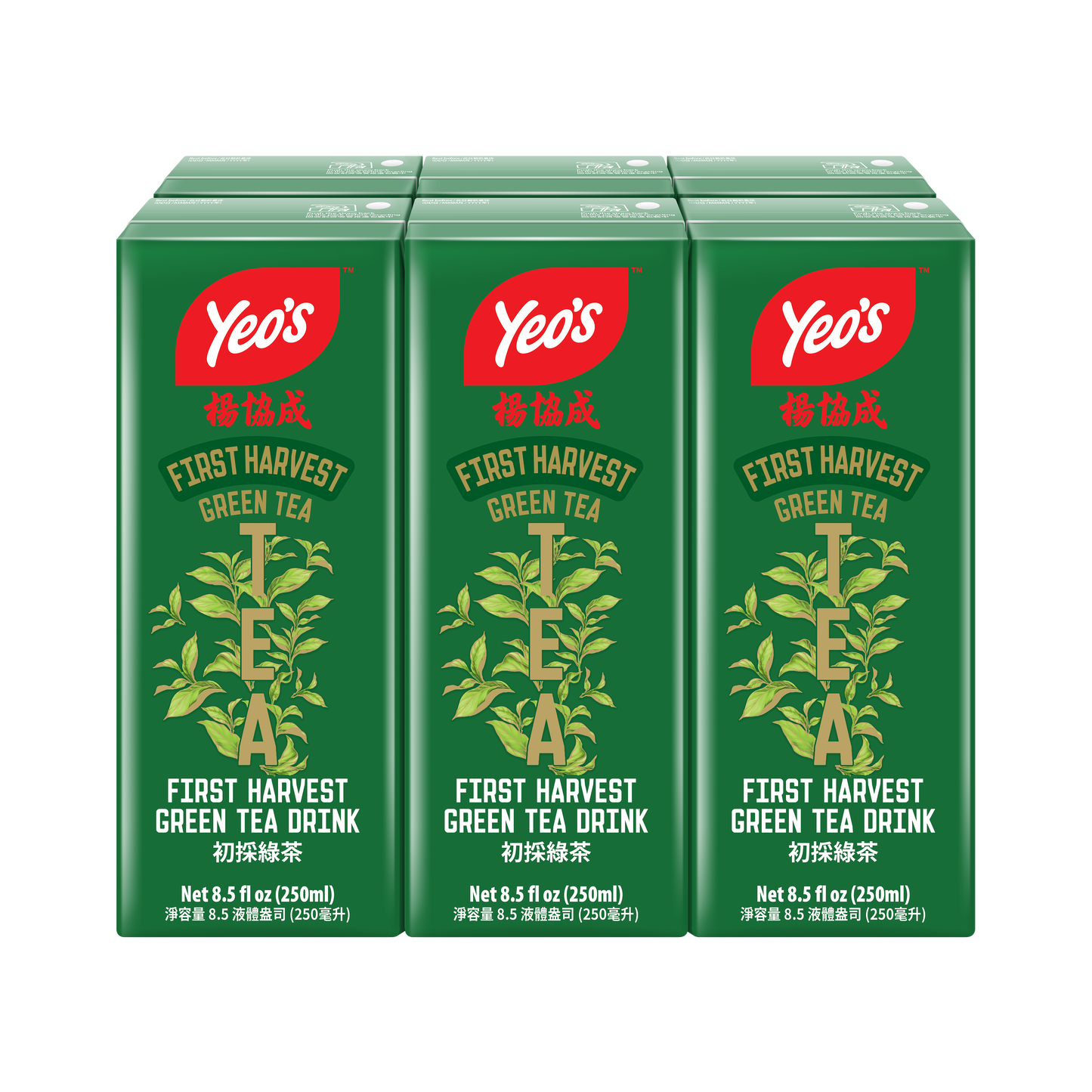 Yeo’s First Harvest Green Tea – Smooth, Aromatic, and Naturally Refreshing 250ml