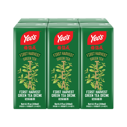 Yeo’s First Harvest Green Tea – Smooth, Aromatic, and Naturally Refreshing 250ml