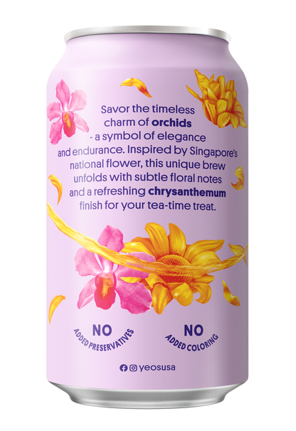 Yeo’s Orchid Chrysanthemum Tea 10.1 fl oz (300ml) – A Floral Tribute to Timeless Heritage