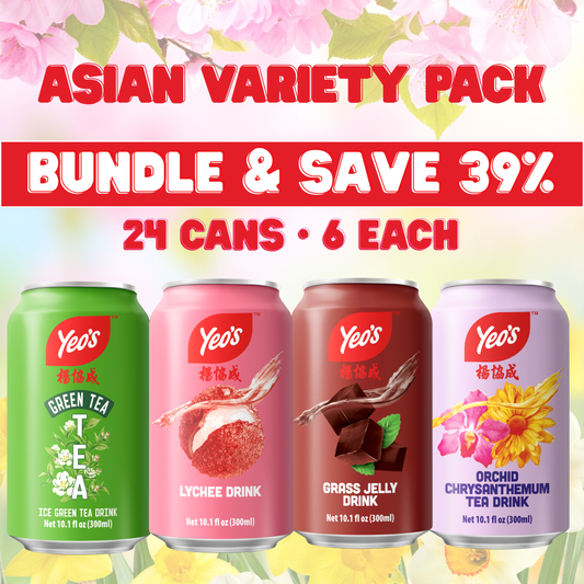 Yeo's Asian Variety Pack – 24 Cans (6 Each) | Bundle & Save 39% - Yeo's Online Shop