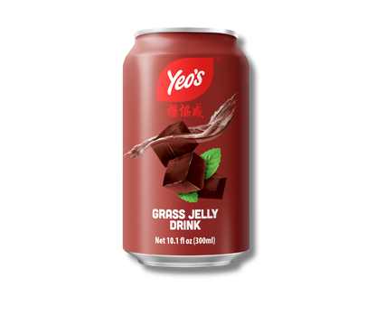 Yeo’s Grass Jelly Drink 10.1 fl oz (300ml) – Cool, Smooth, and Refreshingly Unique