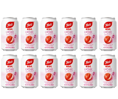 Yeo’s Lychee Soymilk Blend 10.1 fl oz (300ml) – Fruity, Creamy, and Delightfully Tropical