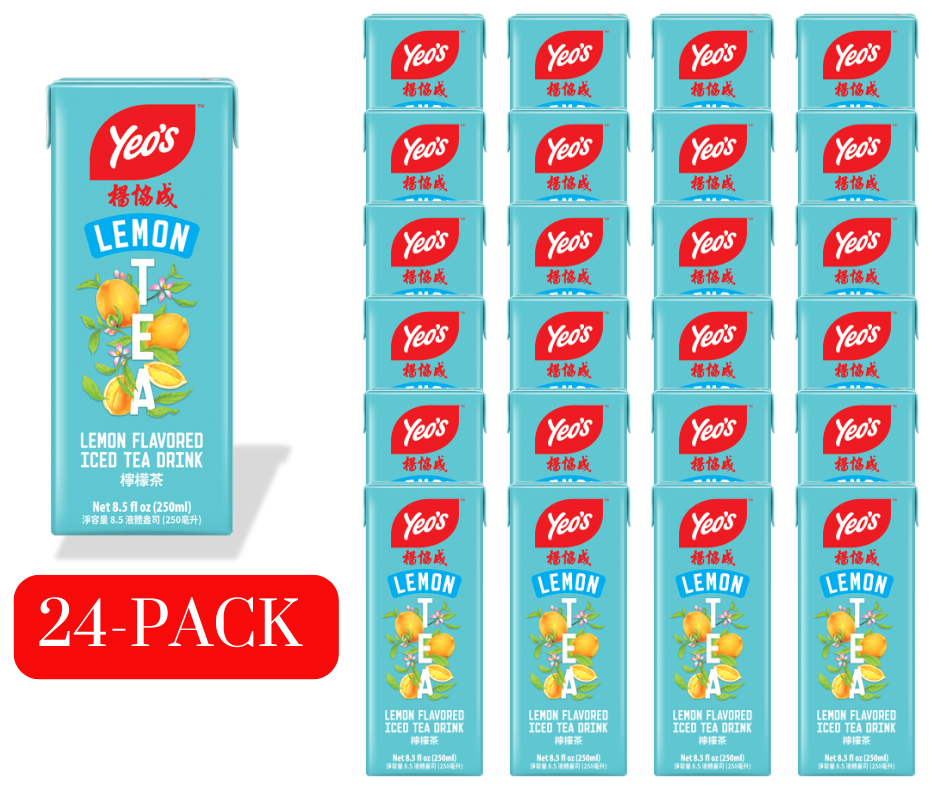 Yeo’s Lemon Flavored Iced Tea Drink 8.5 fl oz (250ml) – Bright, Zesty, and Thirst-Quenching - Yeo's Online Shop