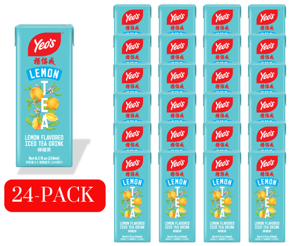 Yeo’s Lemon Flavored Iced Tea Drink 8.5 fl oz (250ml) – Bright, Zesty, and Thirst-Quenching - Yeo's Online Shop