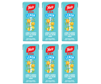Yeo’s Lemon Flavored Iced Tea Drink 8.5 fl oz (250ml) – Bright, Zesty, and Thirst-Quenching - Yeo's Online Shop