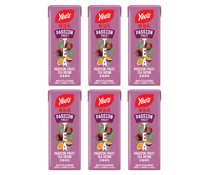 Yeo’s Passion Fruit Tea Drink 8.5 fl oz (250ml) – Tangy, Tropical, and Perfectly Balanced