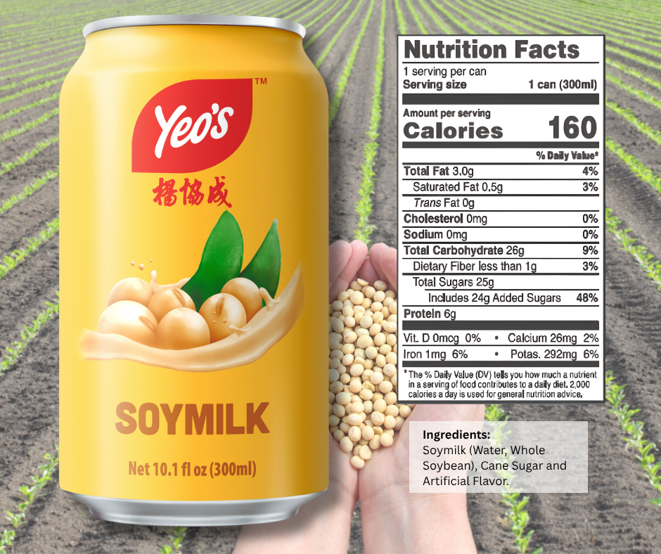Yeo’s Soymilk 10.1 fl oz (300ml) – Classic, Creamy, and Naturally Nourishing