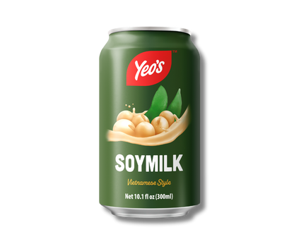 Yeo’s Vietnamese Style Soymilk 10.1 fl oz (300ml) can – rich, creamy soy drink inspired by Vietnamese taste, naturally smooth and plant-based.