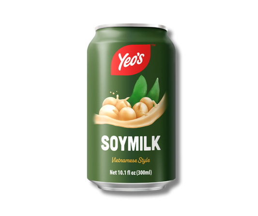 Yeo’s Vietnamese Style Soymilk 10.1 fl oz (300ml) can – rich, creamy soy drink inspired by Vietnamese taste, naturally smooth and plant-based.
