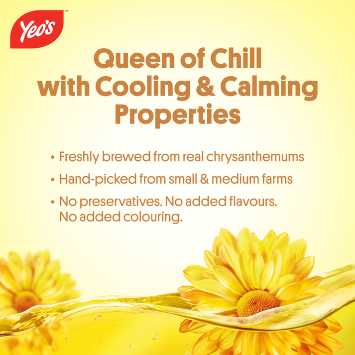 Yeo’s Chrysanthemum Tea Drink 10.1 fl oz (300ml) – Fragrant, Calming ...